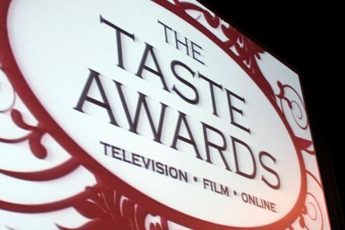 Taste Awards Sign