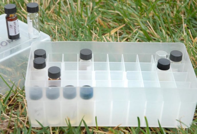 Small bottle storage
