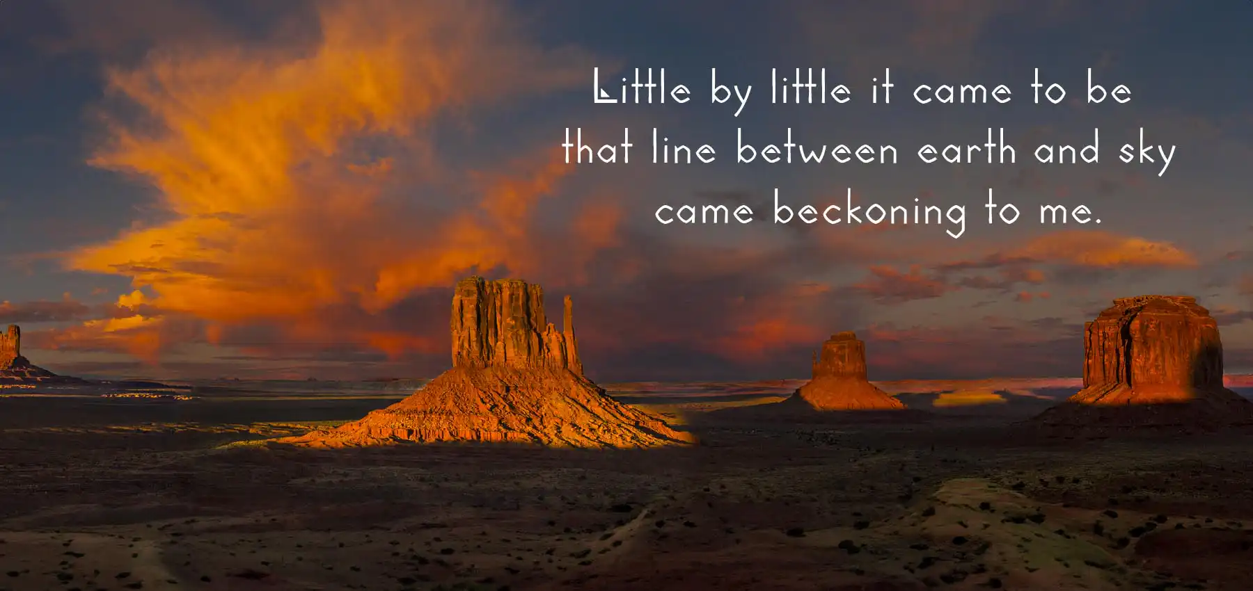 5-little by little -monument valley poem